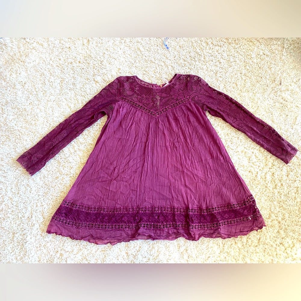 Free people. Small deep red blouse.